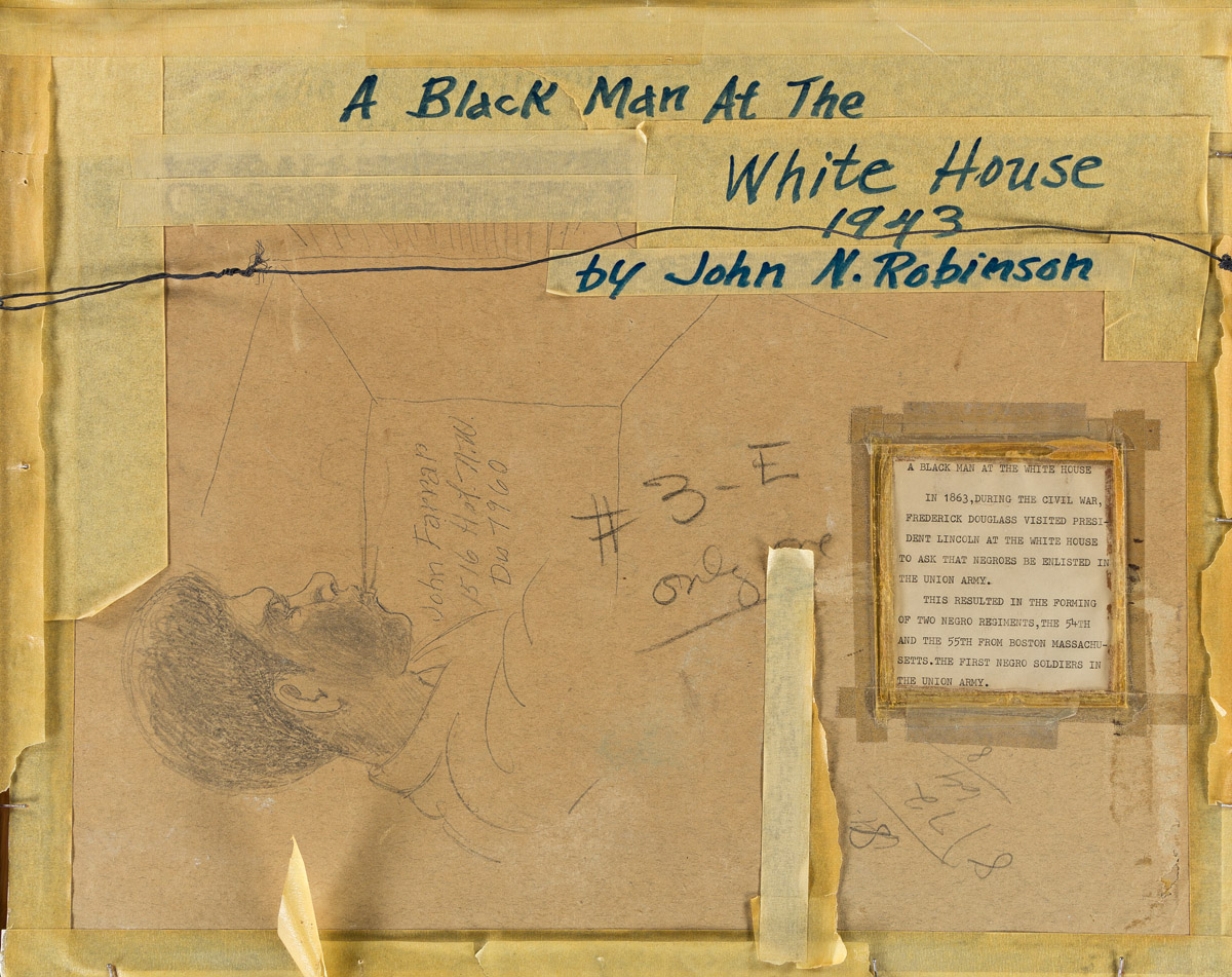 JOHN N. ROBINSON (1912 - 1994) A Black Man at the White House.